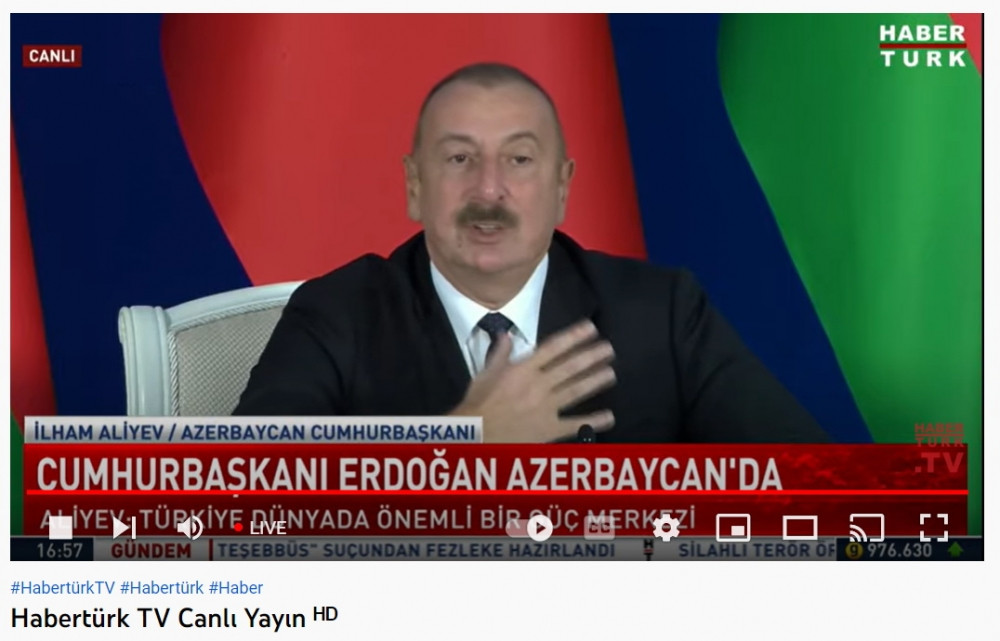 Türkiyə mediası: Prezident Rəcəb Tayyib Ərdoğan Zəngilan aeroportunun ilk rəsmi qonağı oldu<font color=red> - FOTOLAR</font>