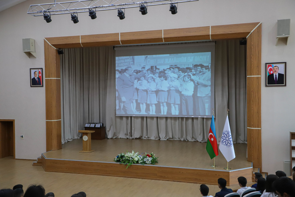Gənclərlə görüş keçirilib<font color=red> - FOTOLAR</font>