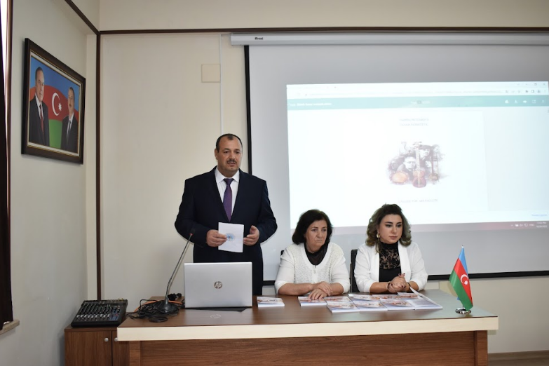  NDU-da ingilisdilli dərs vəsaitinin təqdimatı olub<font color=red> - FOTOLAR</font>