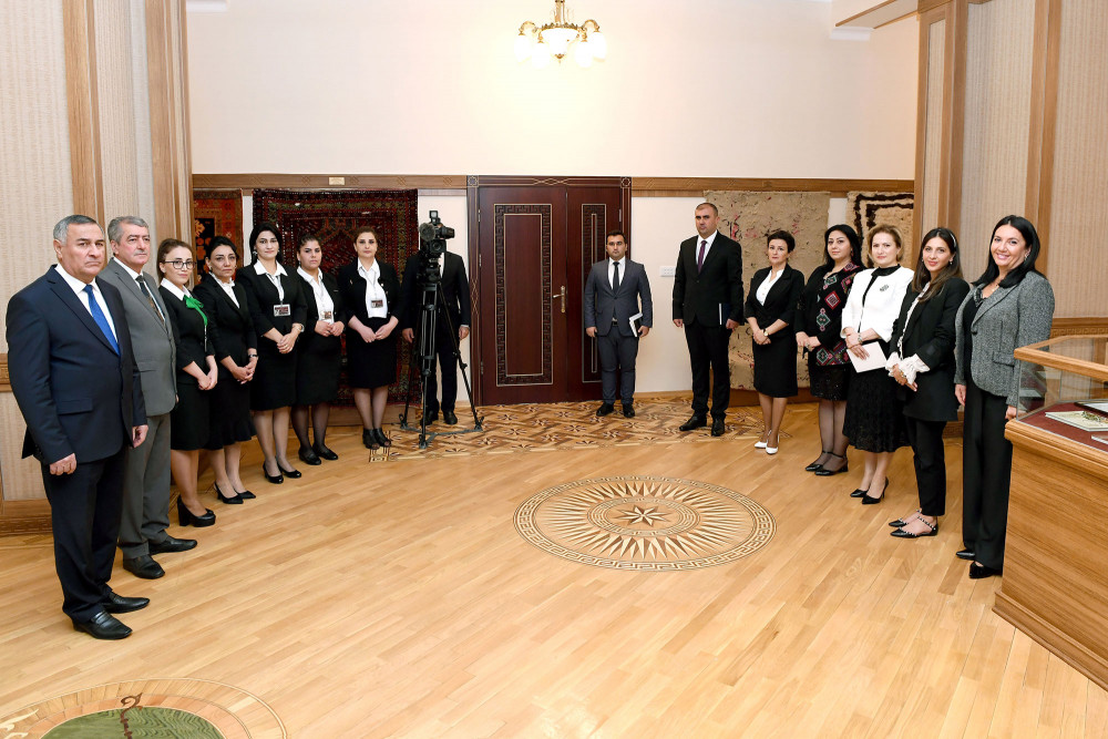 Kamil Əliyev adına Naxçıvan Dövlət Xalça Muzeyinin təqdimatı olub<font color=red> - FOTOLAR</font>