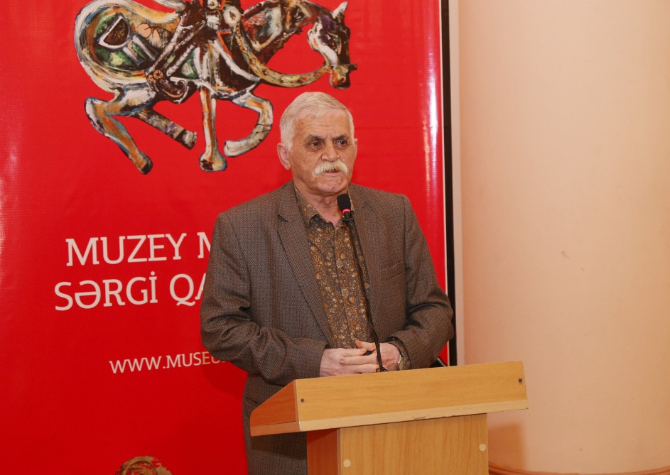 Əməkdar rəssam Ülviyyə Həmzəyevanın “Əcdadların izi ilə” adlı fərdi sərgisi açılıb<font color=red> - FOTOLAR</font>