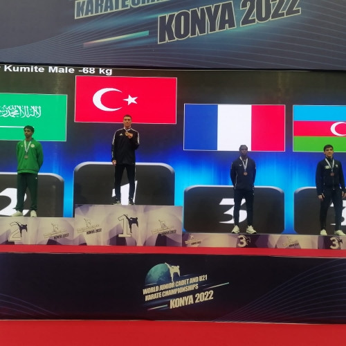 Karateçilərimiz dünya çempionatında 1 qızıl, 2 bürünc medal qazanıblar<font color=red> - FOTOLAR</font>