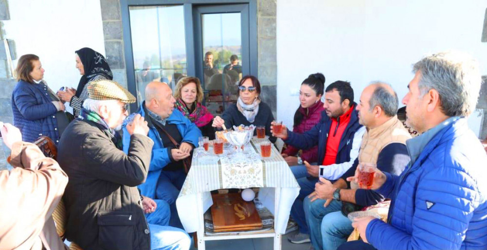 Türkiyəli səyyahlar Zəngilanın Ağalı kəndinə səfər ediblər<font color=red> - FOTOLAR</font>