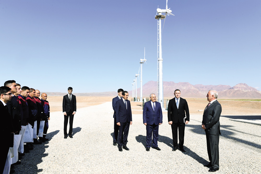 Culfa Külək Elektrik Stansiyası  istifadəyə verilib<font color=red> - FOTOLAR</font>
