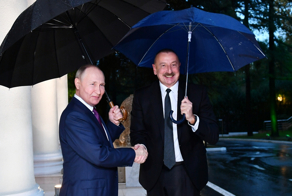  Soçidə Azərbaycan Prezidenti İlham Əliyev ilə Rusiya Prezidenti Vladimir Putin arasında ikitərəfli görüş keçirilib<font color='red'> - YENİLƏNİB</font><font color=red> - FOTOLAR</font>