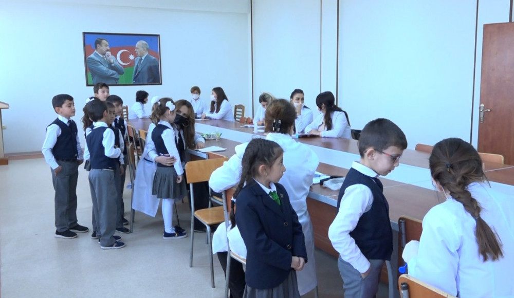 Naxçıvanda uşaqların kütləvi profilaktik müayinələrinə başlanılıb<font color=red> - FOTOLAR</font>