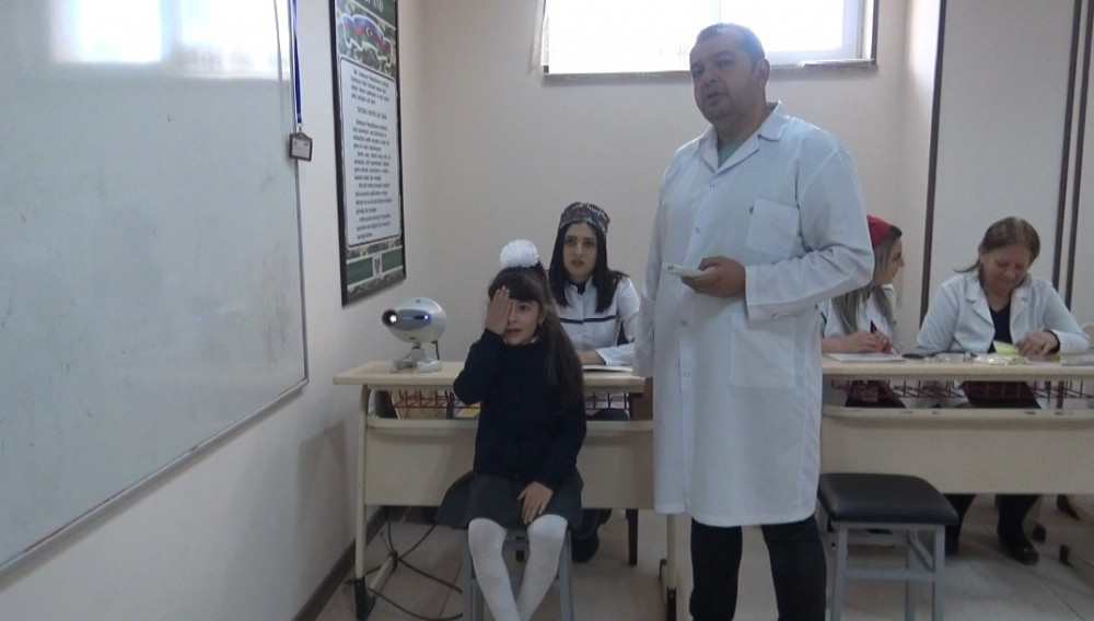 Naxçıvanda uşaqların kütləvi profilaktik müayinələrinə başlanılıb<font color=red> - FOTOLAR</font>