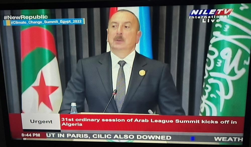 Prezident İlham Əliyevin Ərəb Sammitindəki çıxışı Yaxın Şərq və Şimali Afrika ölkələri mediasının diqqət mərkəzində olub<font color=red> - FOTOLAR</font>