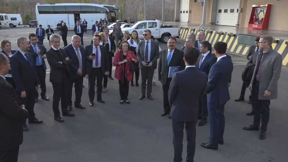 Naxçıvan Biznes Mərkəzində Azərbaycanda fəaliyyət göstərən Avropa İttifaqının nümayəndə heyəti ilə  görüş keçirilib<font color=red> - FOTOLAR</font>