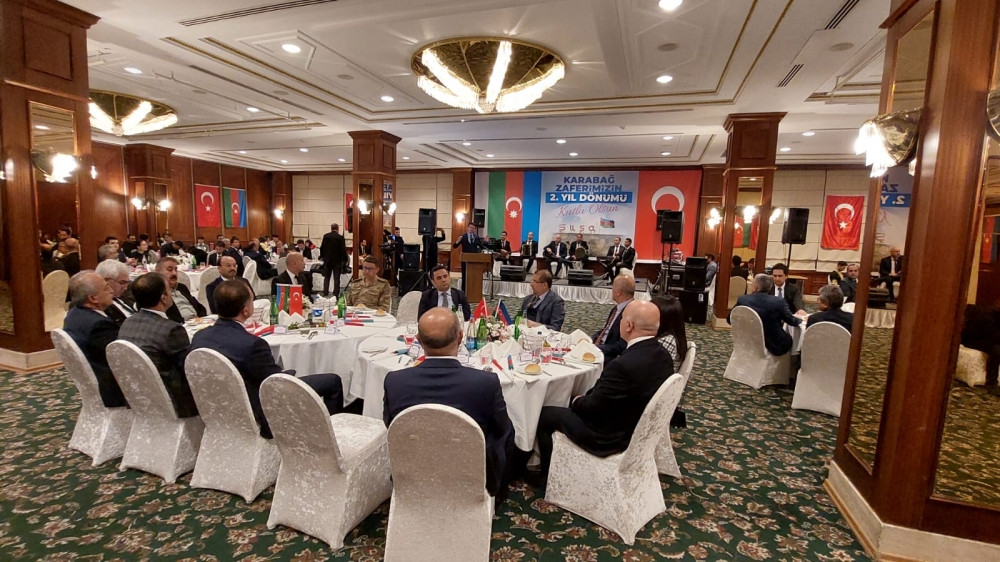 Türkiyənin Ərzurum şəhərində Qarabağ Zəfəri münasibətilə tədbir keçirilib<font color=red> - FOTOLAR</font>