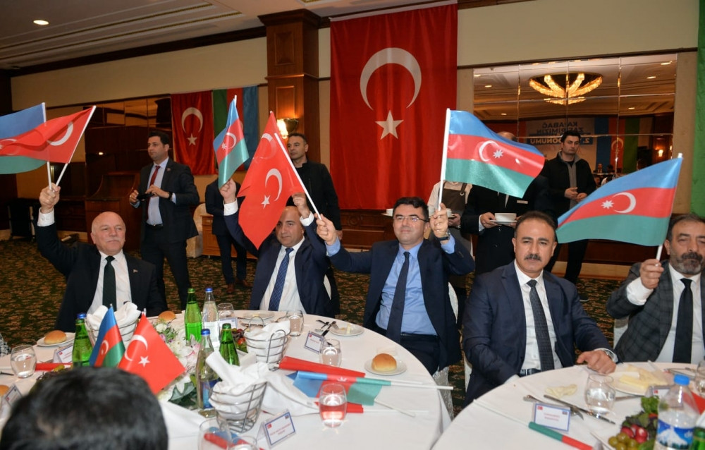 Türkiyənin Ərzurum şəhərində Qarabağ Zəfəri münasibətilə tədbir keçirilib<font color=red> - FOTOLAR</font>
