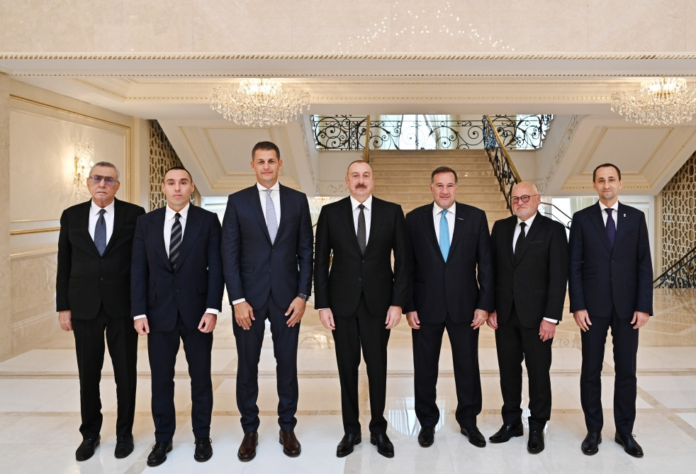 Prezident İlham Əliyev Avropa Olimpiya Komitələrinin prezidentini qəbul edib<font color=red> - FOTOLAR</font>