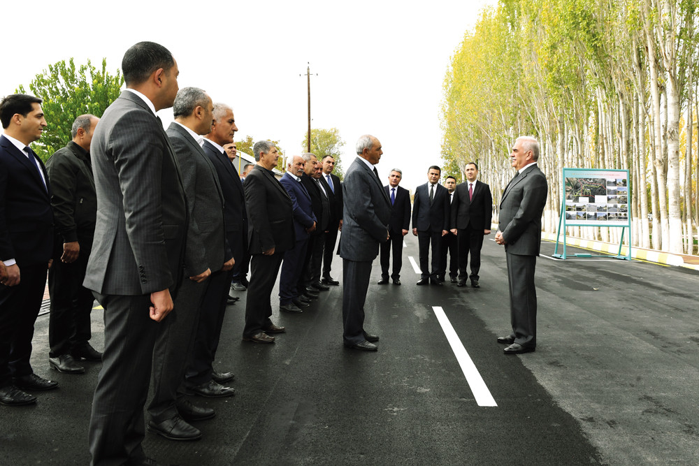 Alışar kənd avtomobil yolu yenidən qurulub<font color=red> - FOTOLAR</font>
