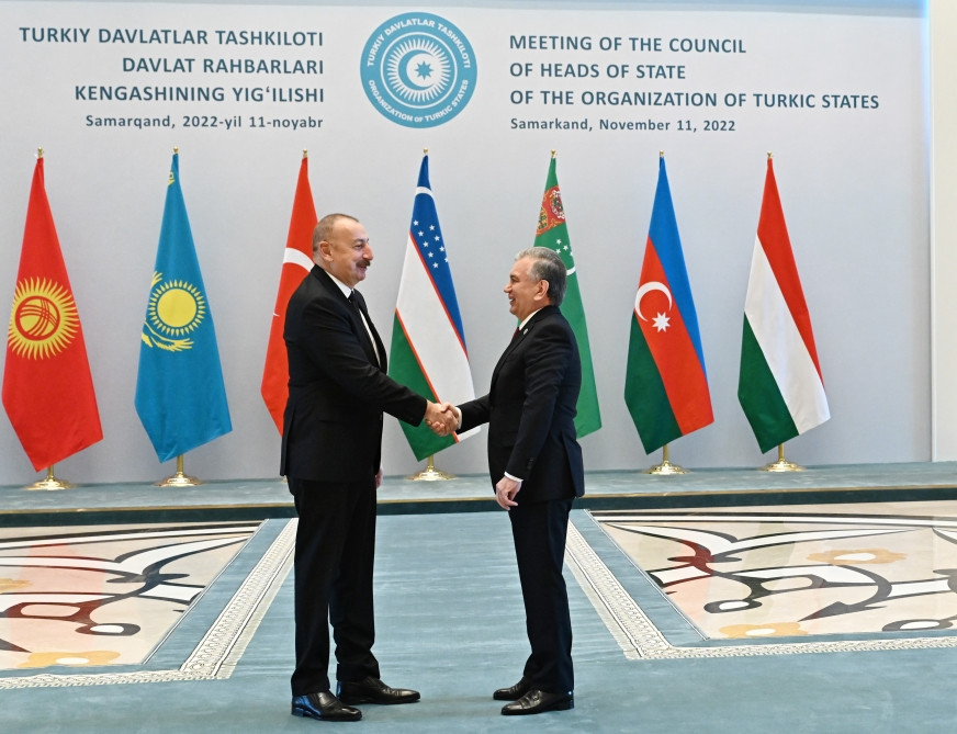Səmərqənddə Türk Dövlətləri Təşkilatının IX Zirvə Görüşü keçirilir<font color='red'> - YENİLƏNİB</font><font color=red> - FOTOLAR</font>