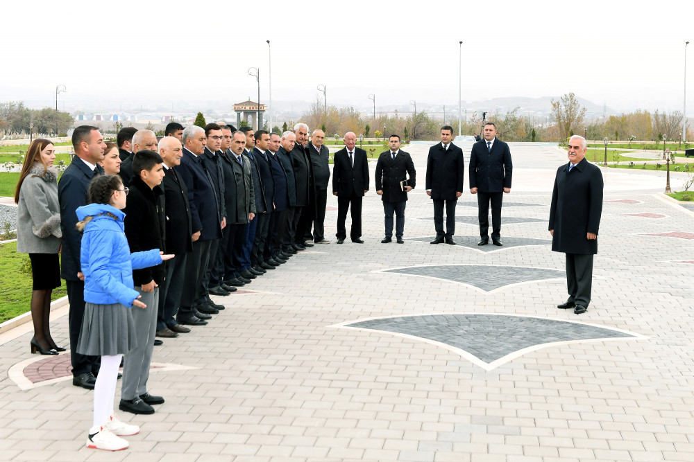 Culfa rayon Dövlət Bayrağı Meydanı istifadəyə verilib<font color=red> - FOTOLAR</font>