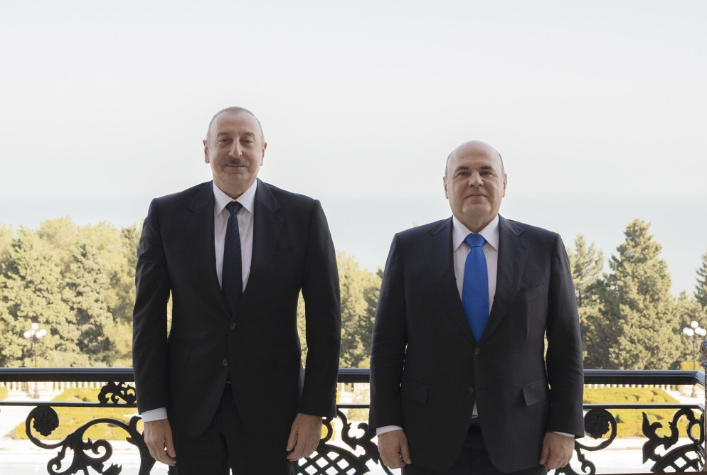 Azərbaycan Prezidenti İlham Əliyevin Rusiya Hökumətinin sədri Mixail Mişustin ilə təkbətək görüşü olub<font color='red'> - YENİLƏNƏCƏK</font><font color=red> - FOTOLAR</font>