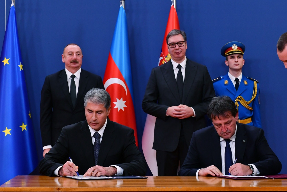 Belqradda Azərbaycan-Serbiya sənədləri imzalanıb<font color='red'> - YENİLƏNİB</font><font color=red> - FOTOLAR</font>