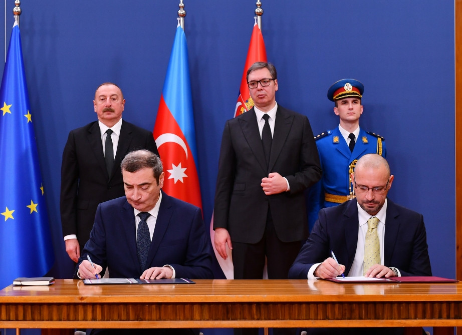 Belqradda Azərbaycan-Serbiya sənədləri imzalanıb<font color='red'> - YENİLƏNİB</font><font color=red> - FOTOLAR</font>