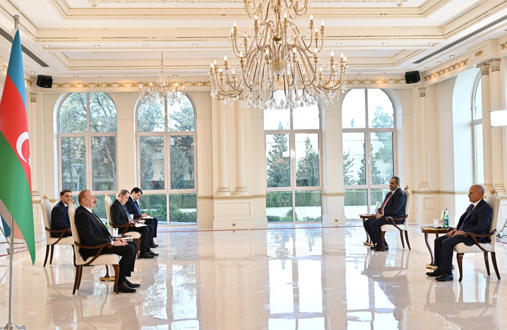 Prezident İlham Əliyev Liviyanın Azərbaycanda yeni təyin olunan səfirinin etimadnaməsini qəbul edib<font color='red'> - YENİLƏNİB</font><font color=red> - FOTOLAR</font>