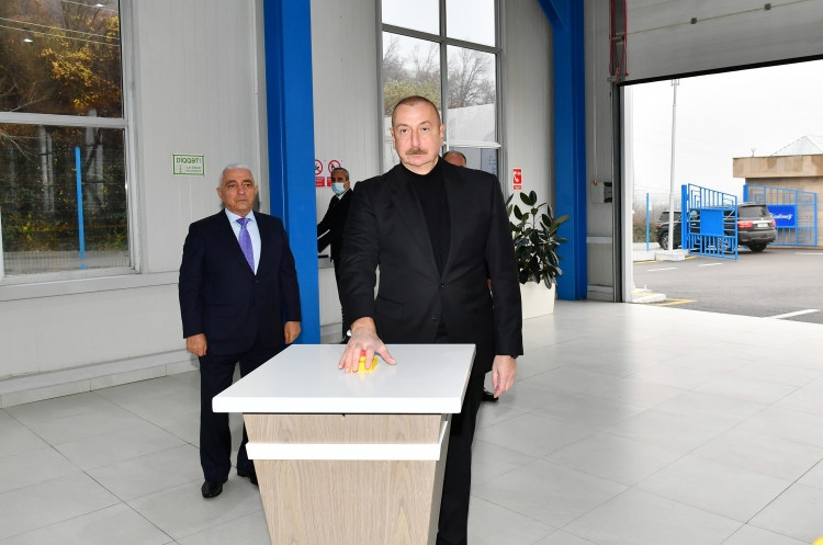 “Oğuz” kiçik su elektrik stansiyaları silsiləsinin açılışı olub<font color='red'> - YENİLƏNİB</font><font color=red> - FOTOLAR</font>