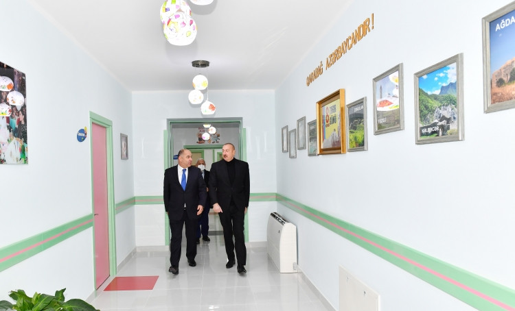 Heydər Əliyev Fondunun təşəbbüsü ilə Oğuzda inşa edilmiş körpələr evi-uşaq bağçası istifadəyə verilib<font color='red'> - YENİLƏNİB</font><font color=red> - FOTOLAR</font>