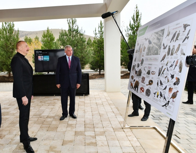 Prezident İlham Əliyev “Şəki-Oğuz” Aqroparkında yaradılan şəraitlə tanış olub<font color=red> - FOTOLAR</font>