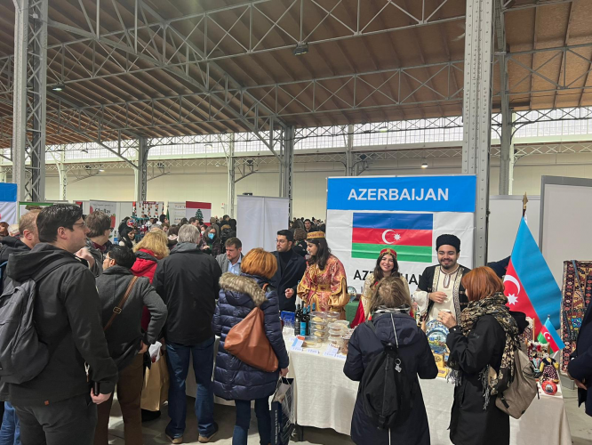 Milli mətbəx nümunələrimiz beynəlxalq festivalda<font color=red> - FOTOLAR</font>