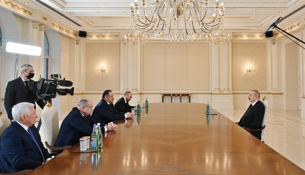 Prezident İlham Əliyev Rusiya Federasiyasının Dağıstan Respublikasının rəhbərini qəbul edib <font color='red'> - YENİLƏNİB</font><font color=red> - FOTOLAR</font>