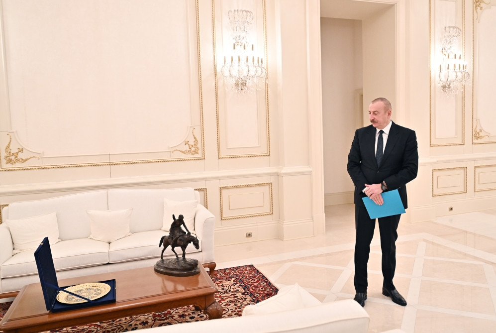 Prezident İlham Əliyev Rusiya Federasiyasının Dağıstan Respublikasının rəhbərini qəbul edib <font color='red'> - YENİLƏNİB</font><font color=red> - FOTOLAR</font>