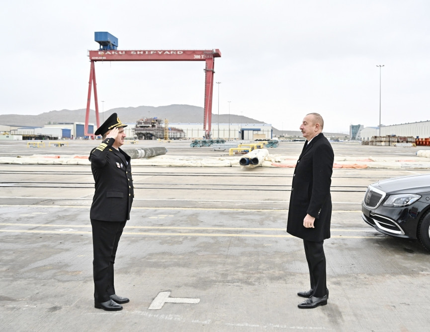 Prezident İlham Əliyev “Akademik Xoşbəxt Yusifzadə” tankerinin istismara verilməsi mərasimində iştirak edib<font color='red'> - YENİLƏNİB</font><font color=red> - FOTOLAR</font>