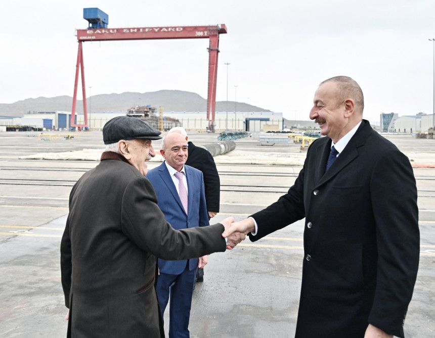 Prezident İlham Əliyev “Akademik Xoşbəxt Yusifzadə” tankerinin istismara verilməsi mərasimində iştirak edib<font color='red'> - YENİLƏNİB</font><font color=red> - FOTOLAR</font>