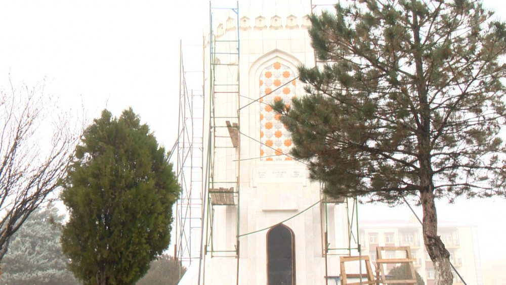 Hüseyn Cavidin ev-muzeyi və xatirə kompleksi təmir-bərpa olunur<font color=red> - FOTOLAR</font>