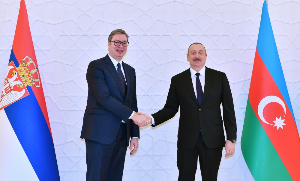 Azərbaycan Prezidenti İlham Əliyevin Serbiya Prezidenti Aleksandar Vuçiç ilə təkbətək görüşü olub <font color='red'> - YENİLƏNƏCƏK</font><font color=red> - FOTOLAR</font>