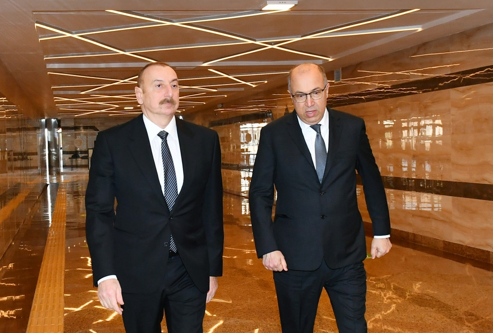 Prezident İlham Əliyev Bakı Metropoliteninin “Xocəsən” elektrik deposunun və stansiyasının açılışında iştirak edib<font color='red'> - YENİLƏNİB</font><font color=red> - FOTOLAR</font>