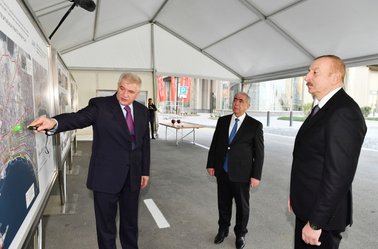Bakı Ağ Şəhərdə bir sıra infrastruktur obyektlərinin inşası tamamlanıb, Prezident görülən işlərlə tanış olub<font color='red'> - YENİLƏNİB</font><font color=red> - FOTOLAR</font>
