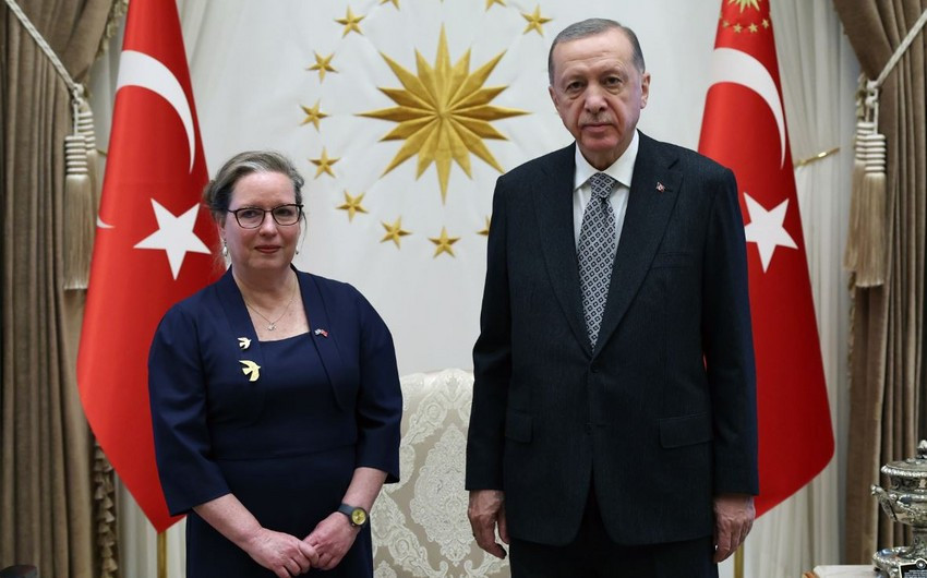 Ərdoğan İsrailin yeni səfirinin etimadnaməsini qəbul edib<font color=red> - FOTOLAR</font>