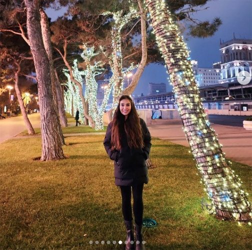 Leyla Əliyeva paytaxtda Yeni il hazırlıqları ilə bağlı paylaşım edib<font color=red> - FOTOLAR</font>