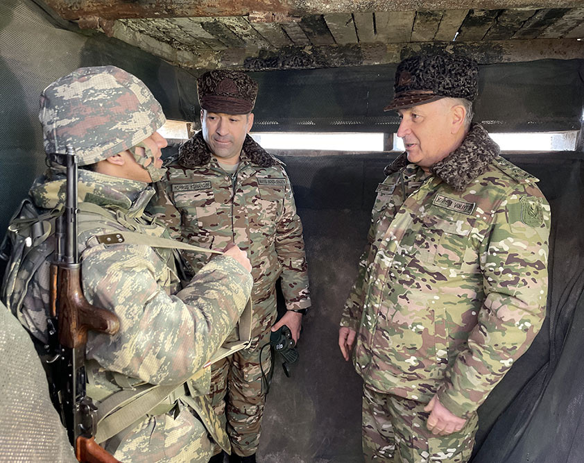 Azərbaycan Ordusunun Baş Qərargah rəisi Şuşada hərbçilərə tapşırıqlar verib<font color=red> - FOTOLAR</font>