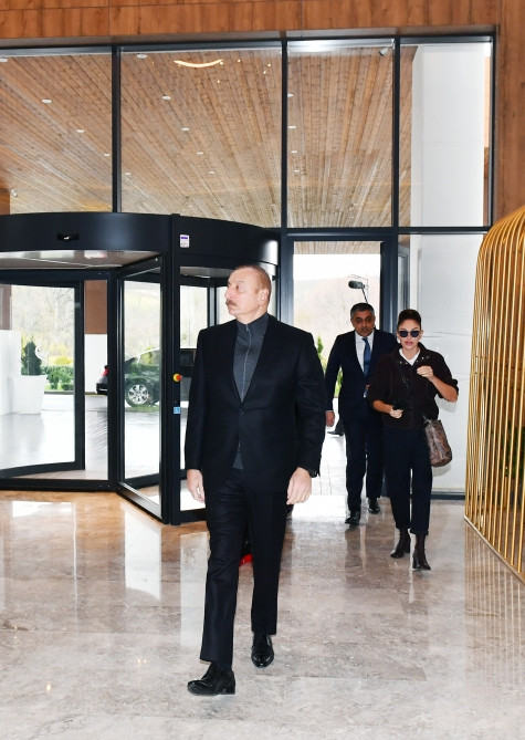 Prezident İlham Əliyev və birinci xanım Mehriban Əliyeva “Şabran” İstirahət Kompleksinin açılışında iştirak ediblər<font color='red'> - YENİLƏNİB</font><font color=red> - FOTOLAR</font>