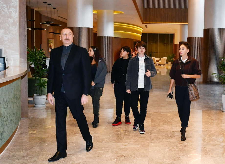 Prezident İlham Əliyev və birinci xanım Mehriban Əliyeva “Şabran” İstirahət Kompleksinin açılışında iştirak ediblər<font color='red'> - YENİLƏNİB</font><font color=red> - FOTOLAR</font>
