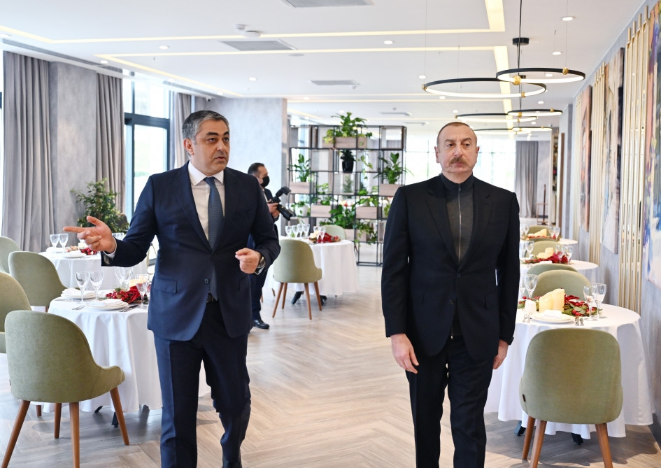 Prezident İlham Əliyev və birinci xanım Mehriban Əliyeva “Şabran” İstirahət Kompleksinin açılışında iştirak ediblər<font color='red'> - YENİLƏNİB</font><font color=red> - FOTOLAR</font>