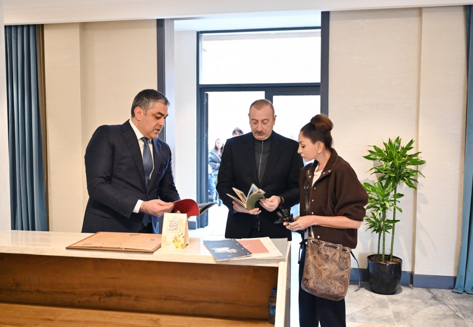 Prezident İlham Əliyev və birinci xanım Mehriban Əliyeva “Şabran” İstirahət Kompleksinin açılışında iştirak ediblər<font color='red'> - YENİLƏNİB</font><font color=red> - FOTOLAR</font>
