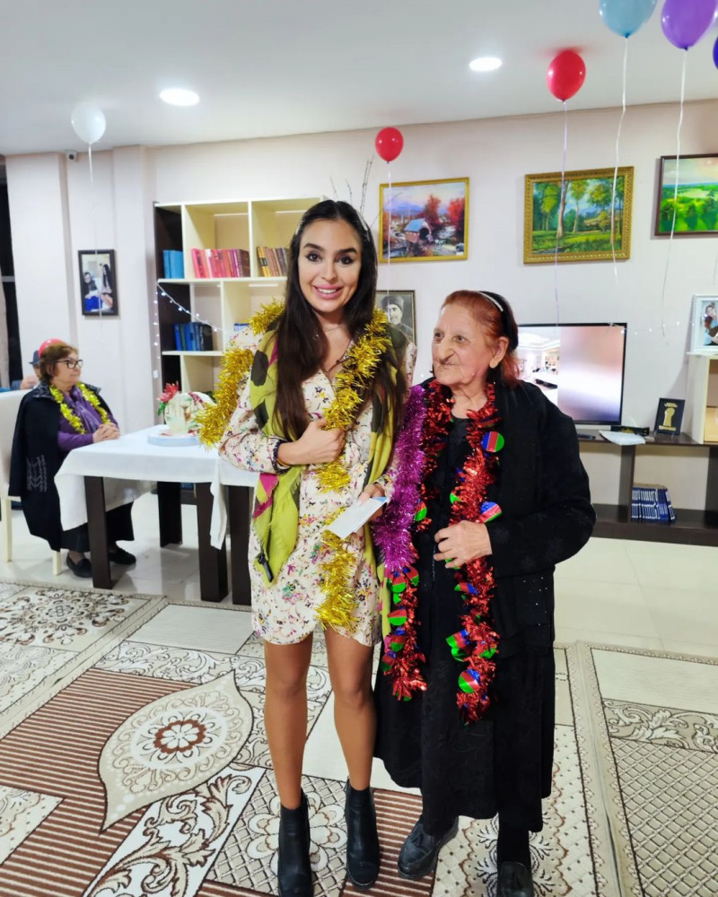 Leyla Əliyeva “Qocalar və əlillər evi”ni ziyarət edib<font color=red> - FOTOLAR</font>