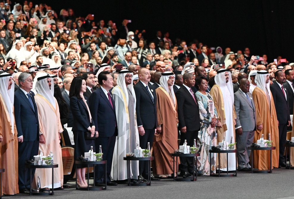 Prezident İlham Əliyev Əbu-Dabi Dayanıqlılıq Həftəsinin açılış mərasimində iştirak edib<font color='red'> - YENİLƏNİB 3</font><font color=red> - FOTOLAR</font>