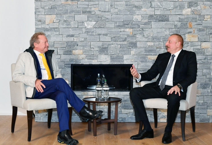 Prezident İlham Əliyev Davosda “Fortesque Future Industries” şirkətinin sədri ilə görüşüb <font color='red'> - YENİLƏNİB</font><font color=red> - FOTOLAR</font>