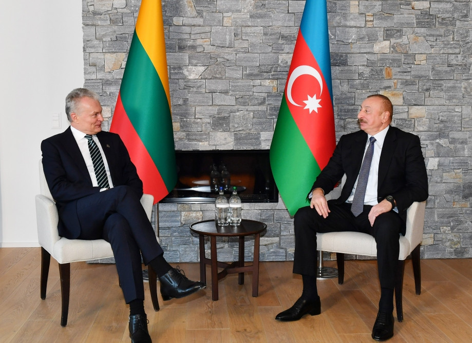Azərbaycan və Litva prezidentləri Davosda görüşüblər<font color='red'> - YENİLƏNİB</font><font color=red> - FOTOLAR</font>