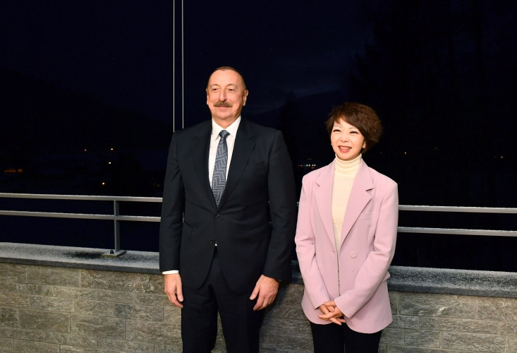 <strong>Prezident İlham Əliyev Davosda Çinin CGTN televiziya kanalına müsahibə verib<font color=red> - FOTOLAR</font></strong>