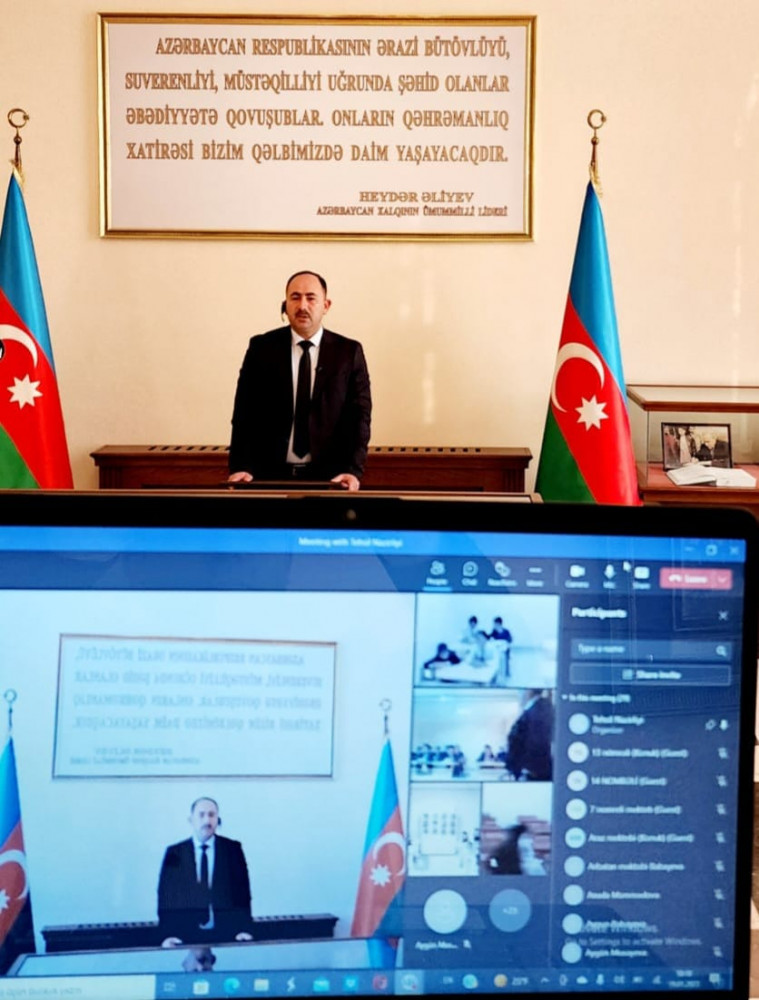 “20 Yanvar Azərbaycan xalqının qəhrəmanlıq tarixidir” mövzusunda interaktiv dərs keçirilib<font color=red> - FOTOLAR</font>