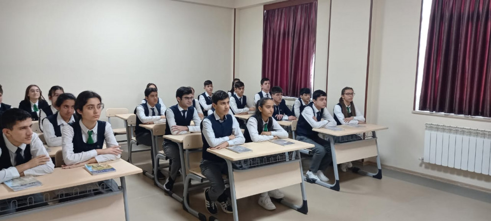 “20 Yanvar Azərbaycan xalqının qəhrəmanlıq tarixidir” mövzusunda interaktiv dərs keçirilib<font color=red> - FOTOLAR</font>