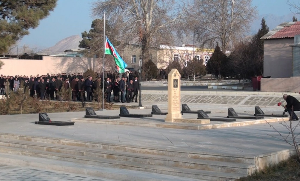Rayonlarda 20 Yanvar şəhidlərinin xatirəsi anılıb<font color=red> - FOTOLAR</font>